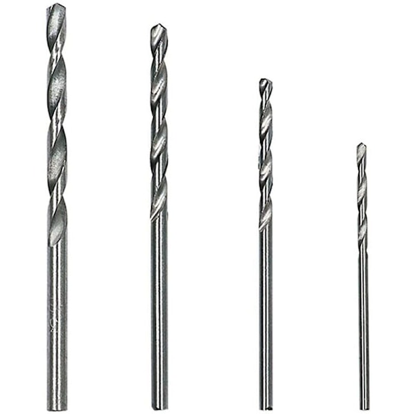 40 stk. 0,5 mm-2,0 mm lige skaft mini borebitsæt Tiny Mini små borebits fuldt slebet HSS spiralborebits til Dil