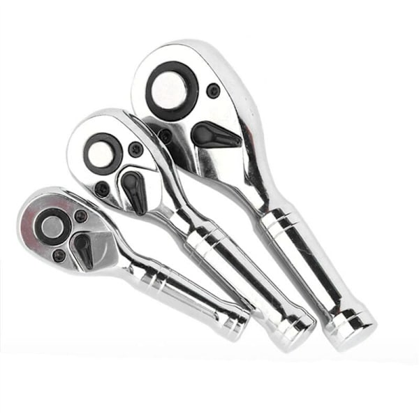 Mini Ratchetnøgle 1/4 Tommer 3/8 Tommer 1/2 Tommer 72 Tænder Nøgle Bærbare Momentnøgler Stiknøgle Ratchetnøgle Håndværktøj