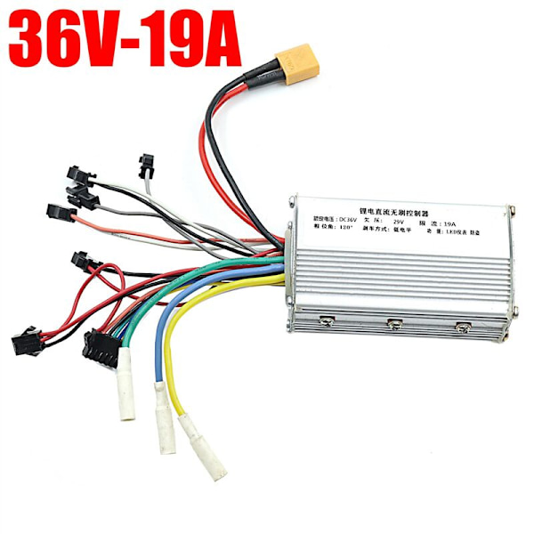 -01 Mittaritaulu LCD-näyttö 6PIN+36V 19A Hallless Harjaton Ohjain Sähköpotkulaudalle E-pyörän Tarvikkeille