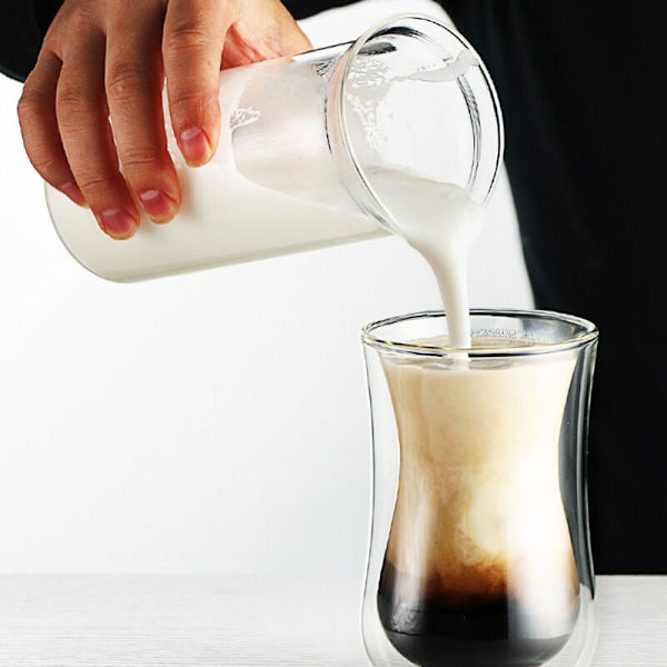 Vertikal mjölkskummare Kaffevisp Mixer Automatisk Elektrisk Äggvisp Skummare Skummare Omrörare Praktiskt Köksredskap