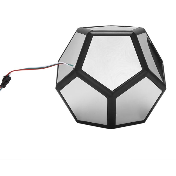 Jul Uendelig Dodekaeder Farve Kunst Lys USB Opladning Dekorativ Lampe Kontor Dekoration Soveværelse Dekor