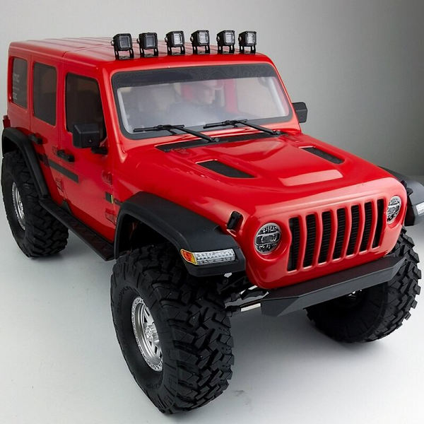 Muokatut ajovalot, valonheittimet, auton kattovalot, puskurin valot AXIAL SCX10 TRX4 TRX6 1/10 RC-autoon, C