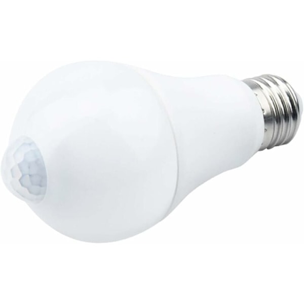 E27 LED-pære med bevegelsessensor Smart lys 9 W Erstatter 90 W energisparepære 120° strålevinkel, hvit, E27, 9 W