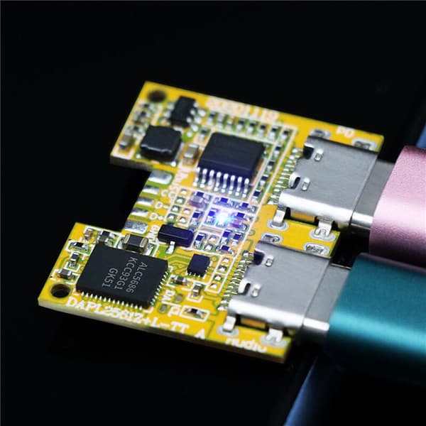 ALC5686LED Dobbel Type-C Digital Lydadapter Modul Lytt til Sanger og Lad 2 i 1 Digital Lyd Dekoding Styret