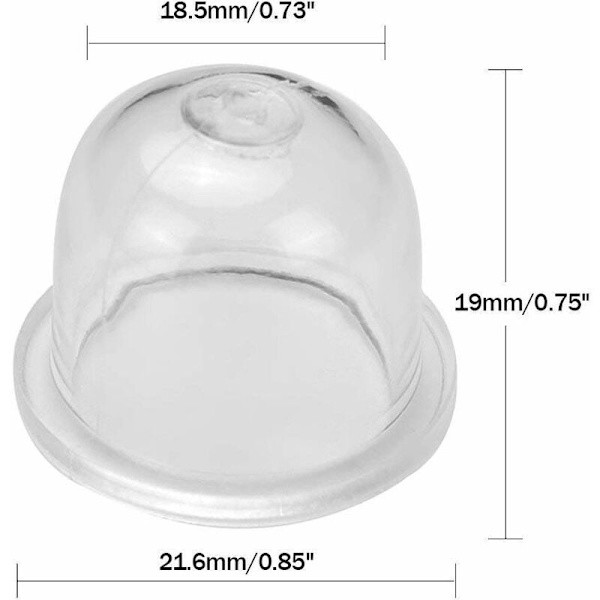 5 jalkaa polttoaineletkua 3 kokoa maalipolttimolla, polttimo, polttoainesuodatin sopii Weedeater Craftsman -trimmeriin