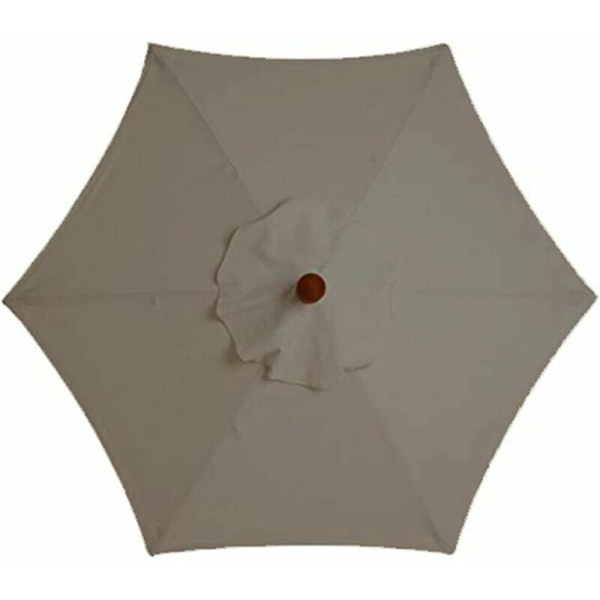 Udskiftningsbetræk til parasol - 6 hvaler - 3 M - Vandtæt - Anti-Ultraviolet - Erstatningsstof (3M / 9,8 Ft, Khaki)