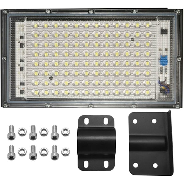 100W LED Gadelys AC 220V-240V Udendørs Floodlight Spotlight IP65 Vandafvisende Væglys Havevej Gade Kold Hvid