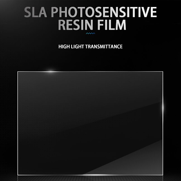 8 stk. 140x200 mm SLA/LCD FEP-film med en tykkelse på 0,15-0,2 mm til Photon Resin DLP 3D-printer