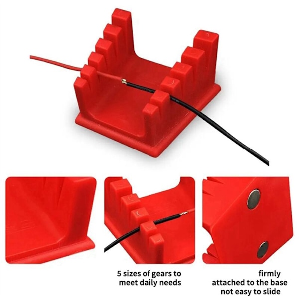 3D-printerdeler ABS loddeholder med to sugemagneter, hovedkortklemme