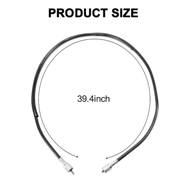 12mm nopeusmittarin käyttöpyörävaihde kaapelilla, sopii GY6 50Cc 150Cc skootterin osiin