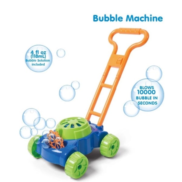 Boblemaskin for småbarn 1 2 3 4 5, bobleblåsende push-leker for barn, boblemaskin, utendørs, utendørs leker for småbarn, påskekurvfyller,
