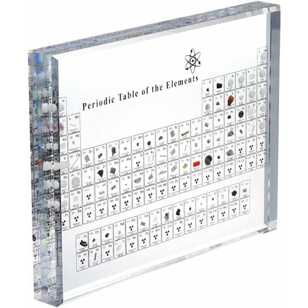 Akryyli Periodic Table Todellisilla Alkuaineilla, Kemiallisten Alkuaineiden Näyttö, Alkuaineiden Jaksollinen Järjestelmä, Kouluopetus, Syntymäpäivälahja