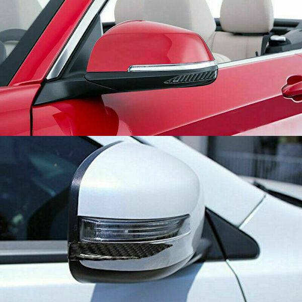 2 st Anti-Scratch Trim Sticker, Backspegelskydd Anti-Rub Strip Sticker Anti-Collision Strip