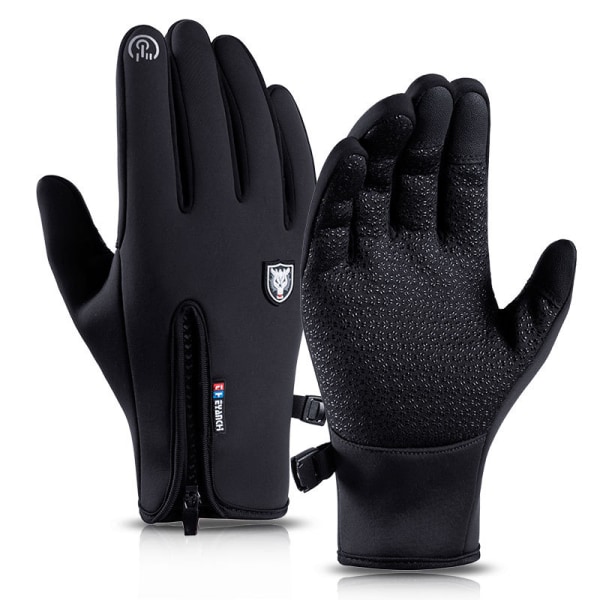 Handskar med pekskärm håller värmen och lämpar sig för cykling XL