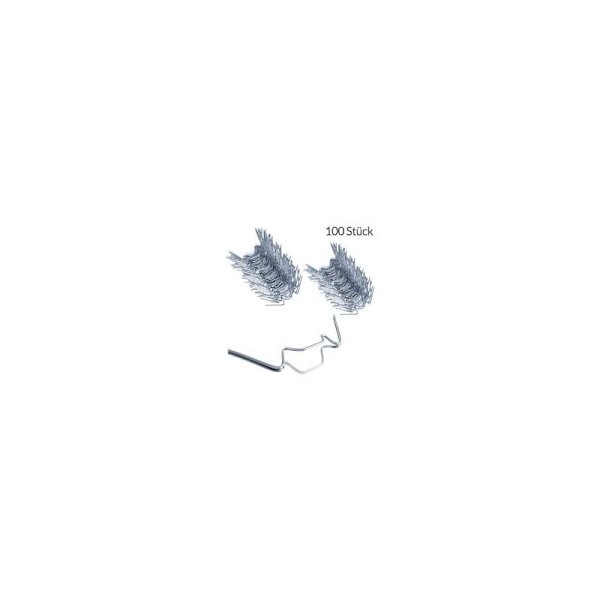 100 st. Rostfria Växthus Glasspännen 1,2 mm Tjocka Typ W-Fei Yu
