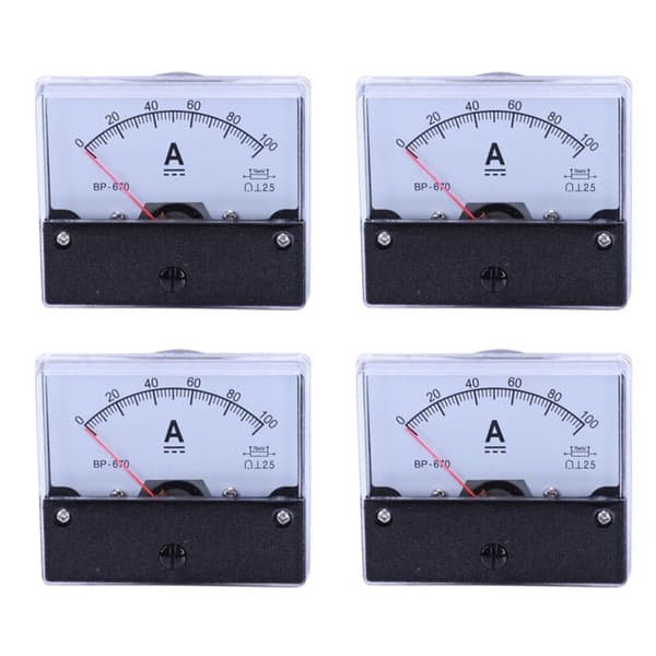 4X Ampeerimittari Ampeeri DC-100A -670