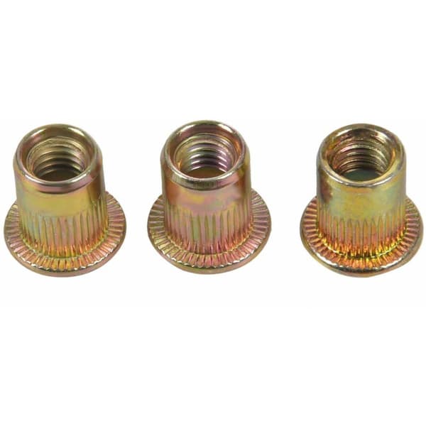M6X12Mm Flat Head Nutsert Fasteners, Threaded, Nut, Nut 50 Pcs