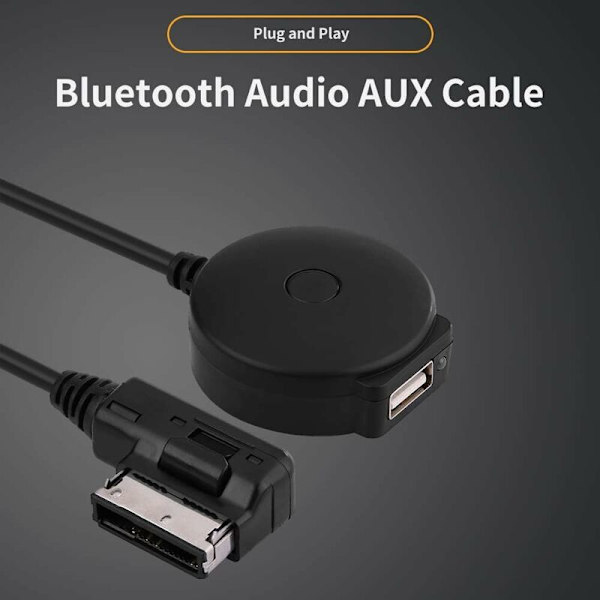 AMI MDI Bluetooth-musiikki AUX- ja USB-naaras USB-adapterikaapeli A4 A6 Q5 Q7 -malleihin vuodelta 2009