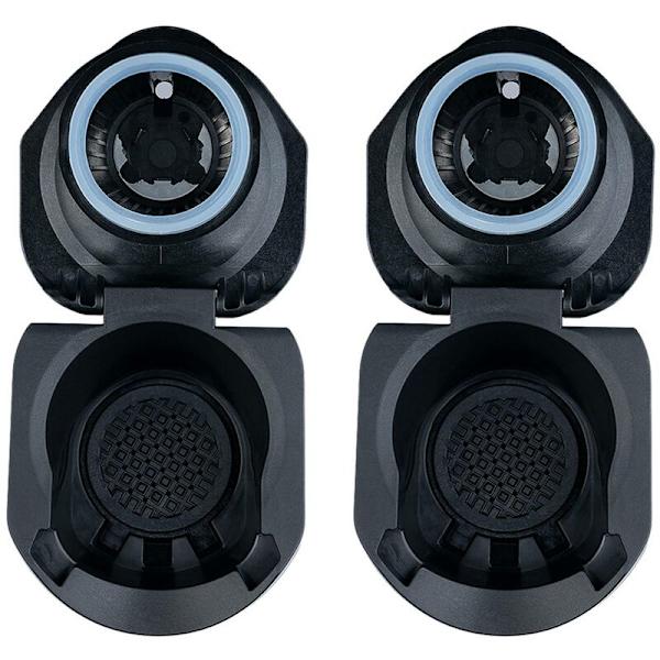 2X Kaffe Kapsel Adapter Konverteringshållare Passar för GENIO S PICCOLOXS EDG466 EDG606 EDG305 MINI ME KP7