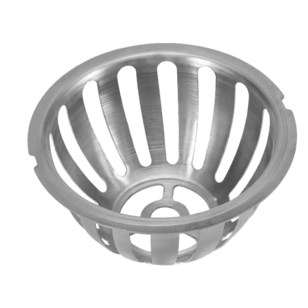 2 stk. rustfrit gulvafløb i rustfrit stål til have og altan (100 mm)