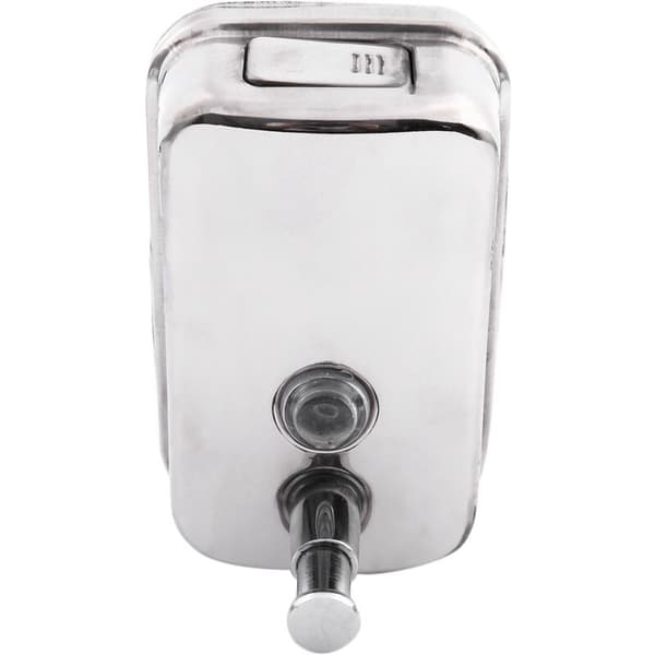 Manuell væskedispenser 304 rustfritt stål væskedispenser for bad, 500 ml dispenser