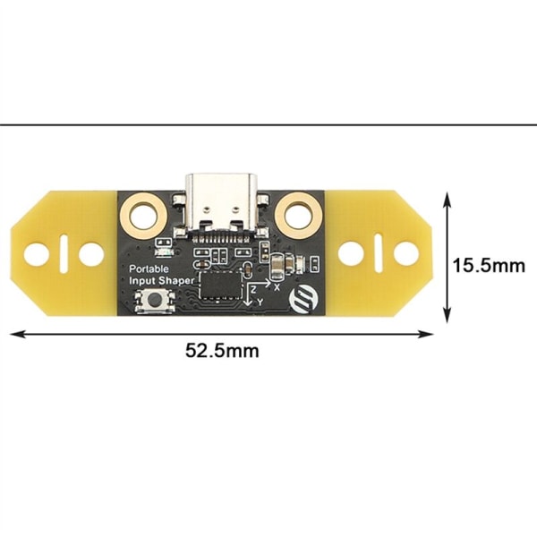 Bärbar ingångsformare med uppgraderad RP2040 3D-skrivardelar som stöder Klipper för Trident Voron 2.4 0.1 accelerometer