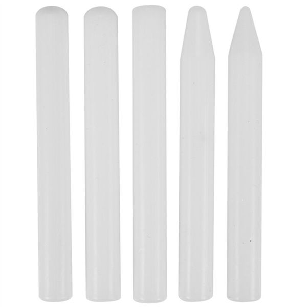 5 st/set Knock Down-verktyg Vit Nylon Pen Knock Down-verktyg Lackfria Buckla Reparation Handverktyg
