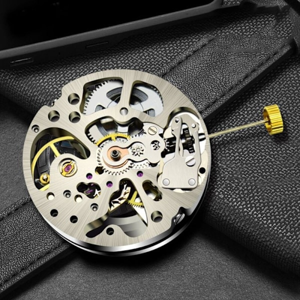 Radiation-Up Pendulum Skelet Bevægelse Pendul Indstilling Radial Mønster Automatisk Urværk Bevægelse 2001