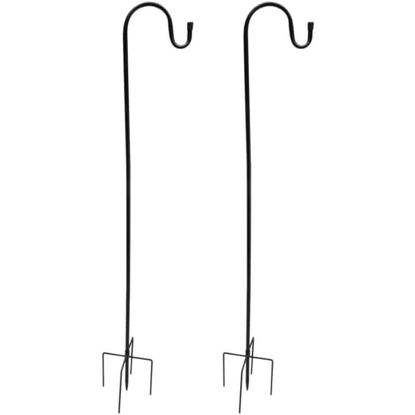 Kroge, 2 stk. Metal kroge til udendørs fuglefoderautomater, solcellelamper, julelys