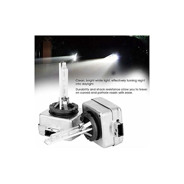 Passer til xenon ballast 9285141294 for philips xenstart 9285 141 294 2stk pære, vanntett xenon lys hvit pære erstatning D1S 12V 6000K