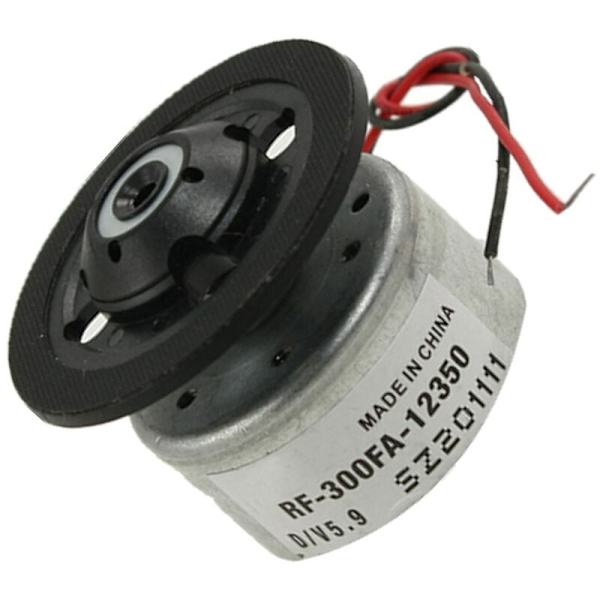 RF-300FA-12350 DC 5.9V motor til CD DVD-afspiller sølv + sort