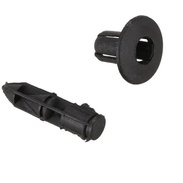 6mm x 12mm Plastiknitter Bil Push Clips 50 Stykker