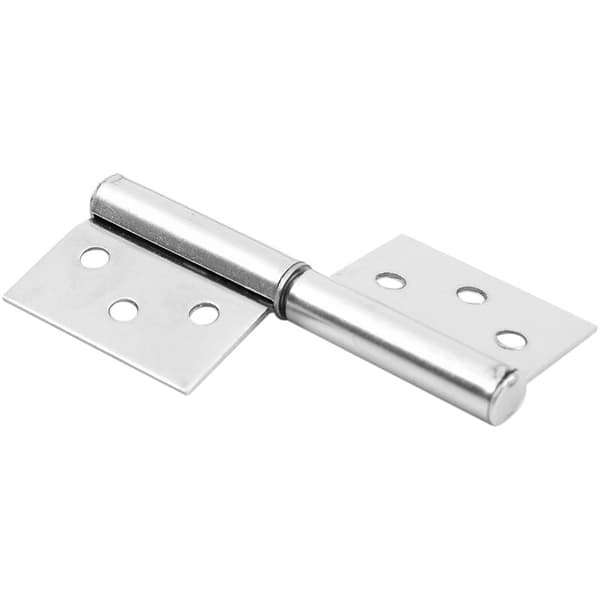 3 tommer dørhængsel i rustfrit stål, sølvfarvet hardware