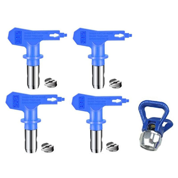 Set med reversible spraydyser, reversible spraydyser for luftmalingssprøyte, dyser for luftmalingssprøyte, deler til luftsprøytemaskin