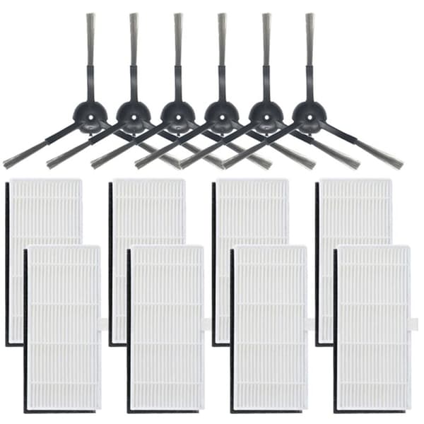 HEPA-filter og sidebørste-erstatningstilbehør til R1 robotstøvsuger