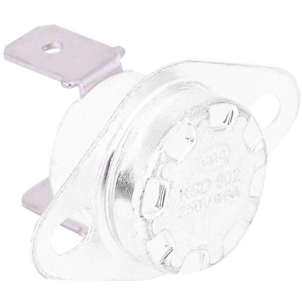 KSD302 250V 16A Termisk Afbryder 75℃/167℉, Temperaturstyringstermostat, Normalt Lukket (75℃)