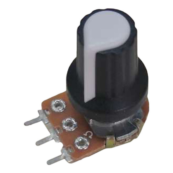 20 stk. WH148 Serie Justerbar Potentiometer Knaphætte med Tripod Switch B10K Kort Håndtag 15Mm Elektroniske Komponenter