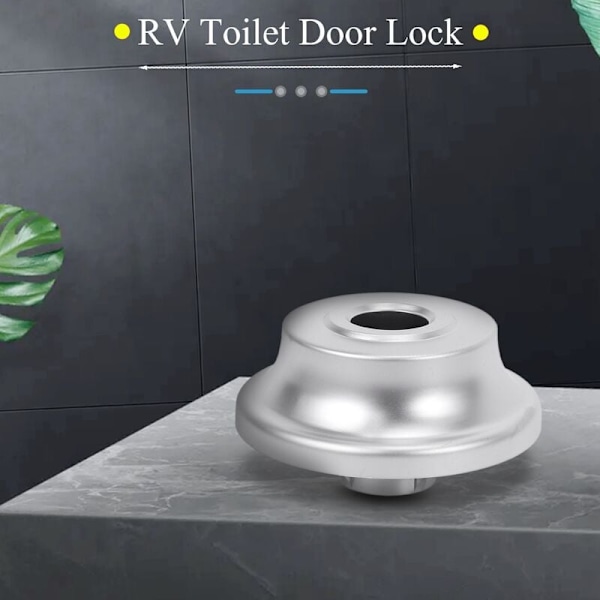 RV WC-oven lukko kylpyhuoneen oven lukko asuntovaunu vene salpa kahva lukko RV tarvikkeet