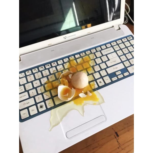 Aikuisten kepponen lahja, rikki kananmuna kepponen rekvisiitta hauska huijaus stress relief matkapuhelinteline Aprillipäivä Halloween-juhlakoristelu hauska lelu