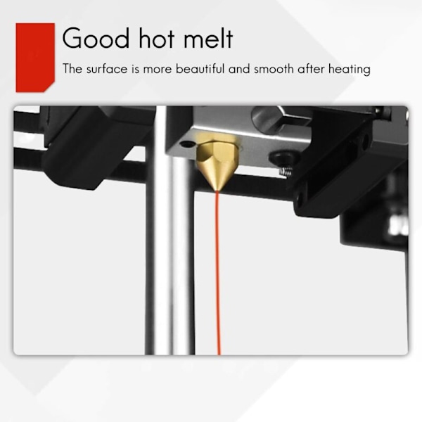 3D-skrivartillbehör 1,75 mm PLA-material för utskrift, oberoende vakuumförpackning, nettovikt 0,2 kg Grön