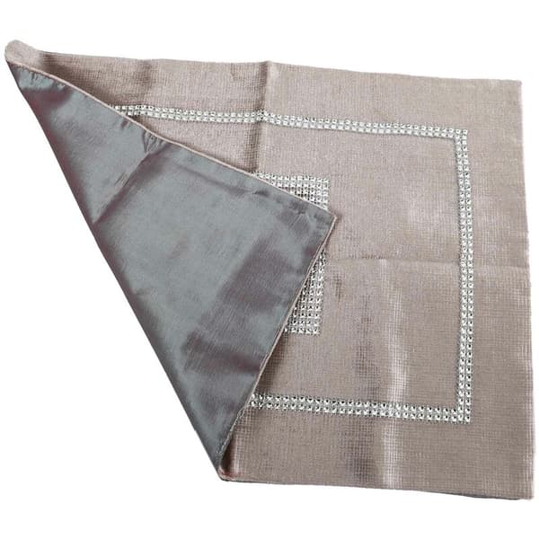 Glitrende diamantbrikker til bryllupsdekorasjon Flanell 30 x 40 cm Champagne