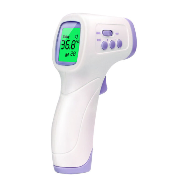 Medicinsk termometer Berøringsfrit digitalt termometer til voksne og med LCD pandetermometer, Lilaris