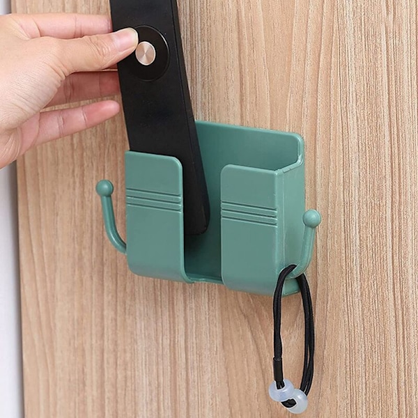 5-pack Multifunktionella Självhäftande Väggmonterade Förvaringsboxar, Organiserare, Hållare för Hemmet, Fjärrkontrollförvaring