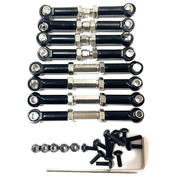 For FMS FCX24 Metal Chassis Pull Rod Tie Set 1/24 RC Crawler Car Upgrades Parts Accessories, 2