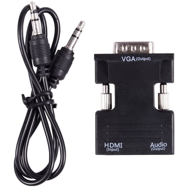 1080P til VGA Han med Lyd Output Kabel Konverter Adapter