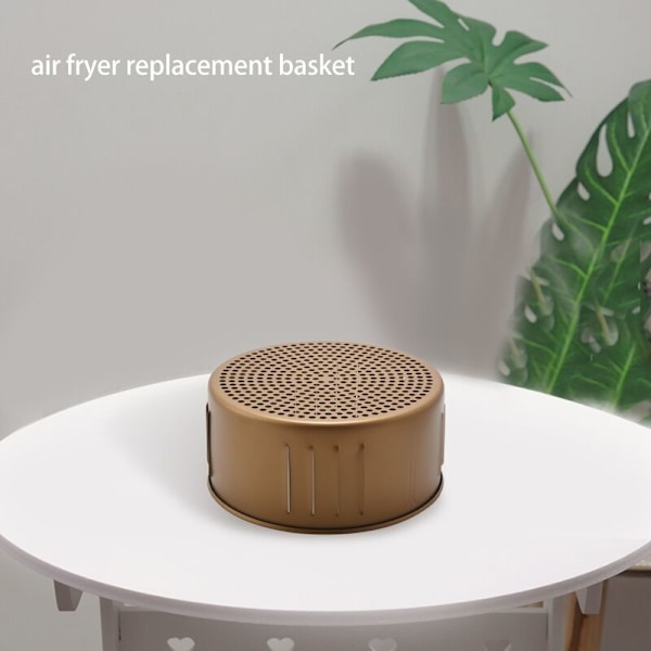 3,7 QT Luftfrityrkurv Erstatning for Power Gowise Luftfrityr og Luftfrityr Ovn, Ikke-Klebbende Stekekurv