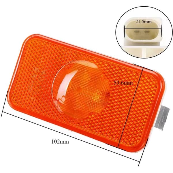24V Bil Lastbiler 4LED Side Markering Lys Indikator Lamper til Lastbiler Serie / FM FL