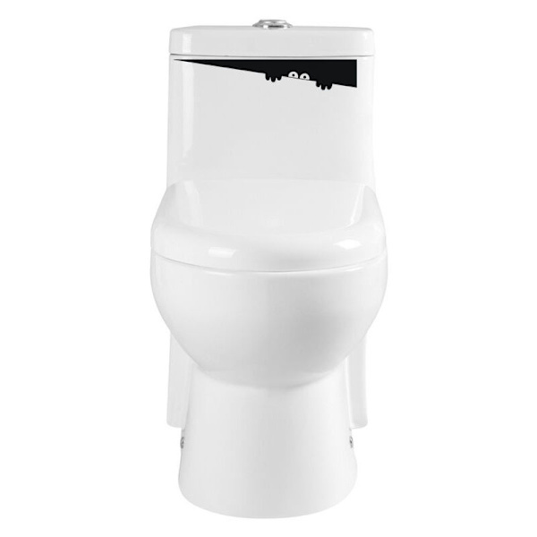 WC-tarrat Irrotettavat seinätarrat DIY Kurkistus Elf