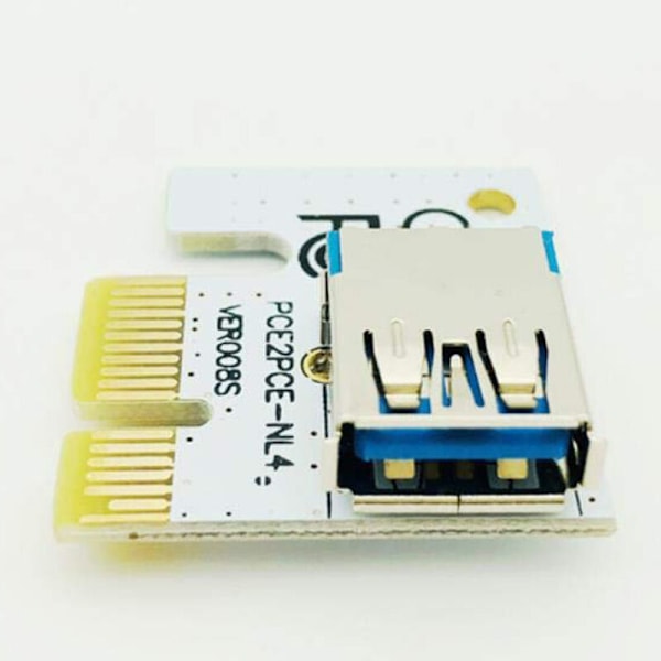 6 stk. 1X til 16X Mining Billede Udvidelseskabel PCI-E Forlænget Linjekort Adapter til PC Computer