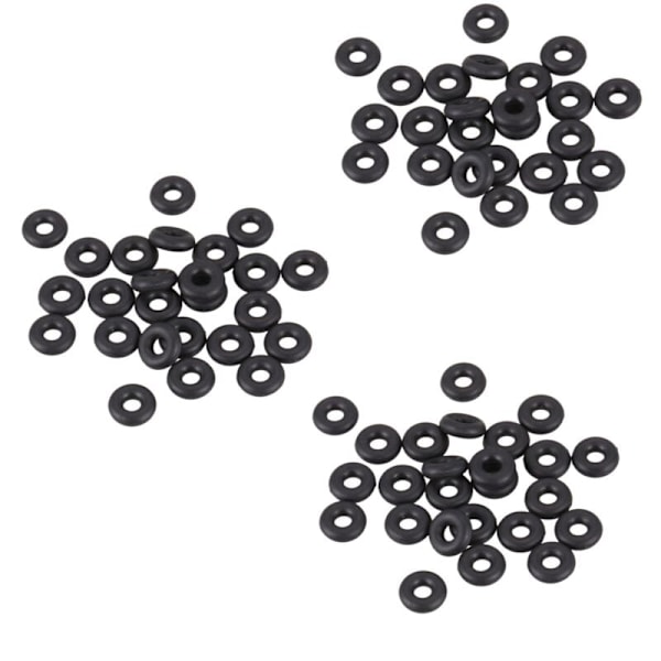 60Pcs 5.6mm Diameter 1.8 Thickness Rubber Washers O-Ring Black